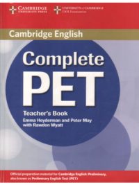 Complete PET Teacher's Book( 2014)