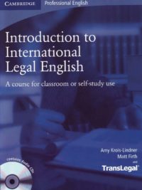 Cambridge Professional English Introduction to International Legal English Trans Legal English
