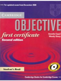 Cambridge Objective First Certificate Student's Book 2nd Edition