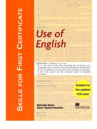 Macmillan Skills for First Certificate Use of English Student's Book