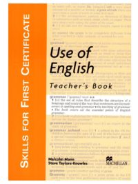 Macmillan Skills for First Certificate Use of English Teacher's Book