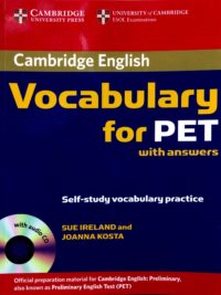 Cambridge Vocabulary for PET with Answers