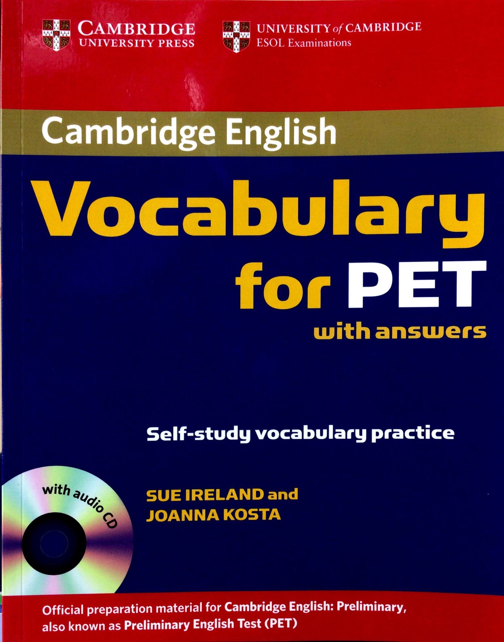 Cambridge Vocabulary for PET with Answers