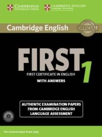Cambridge English First 1 with Answers (2015)