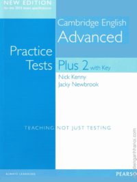Cambridge English Advanced Pearson Practice Tests Plus 2 with Key (2015 Edition)