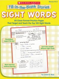 Fill-in-the-Blank Stories Sight Words Grades K-2