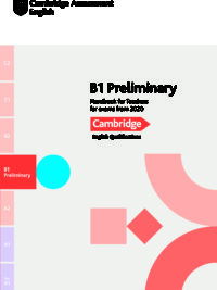 B1 Preliminary Handbook for Teachers for exams from 2020 ( dành cho giáo viên)