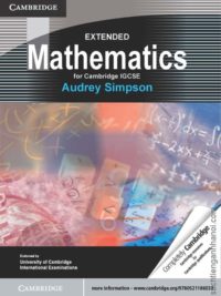 Cambridge Extended Mathematics for Cambridge IGCSE
