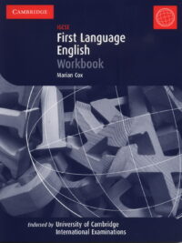 First Language English IGCSE Workbook by Cox Marian