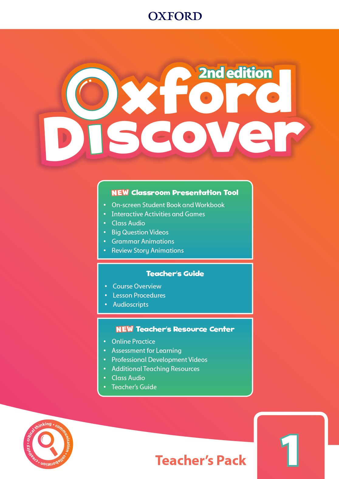 Oxford Discover 2nd Edition Level 1 TEACHER's GUIDE