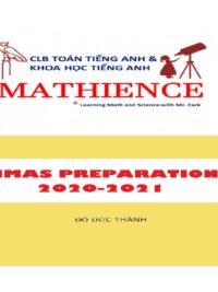 IMAS Preparation 2020-2021