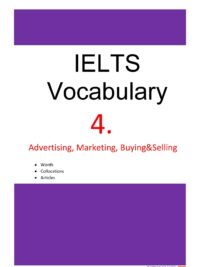 IELTS Vovanulary 4 Advertising, Marketing, Buying&Selling
