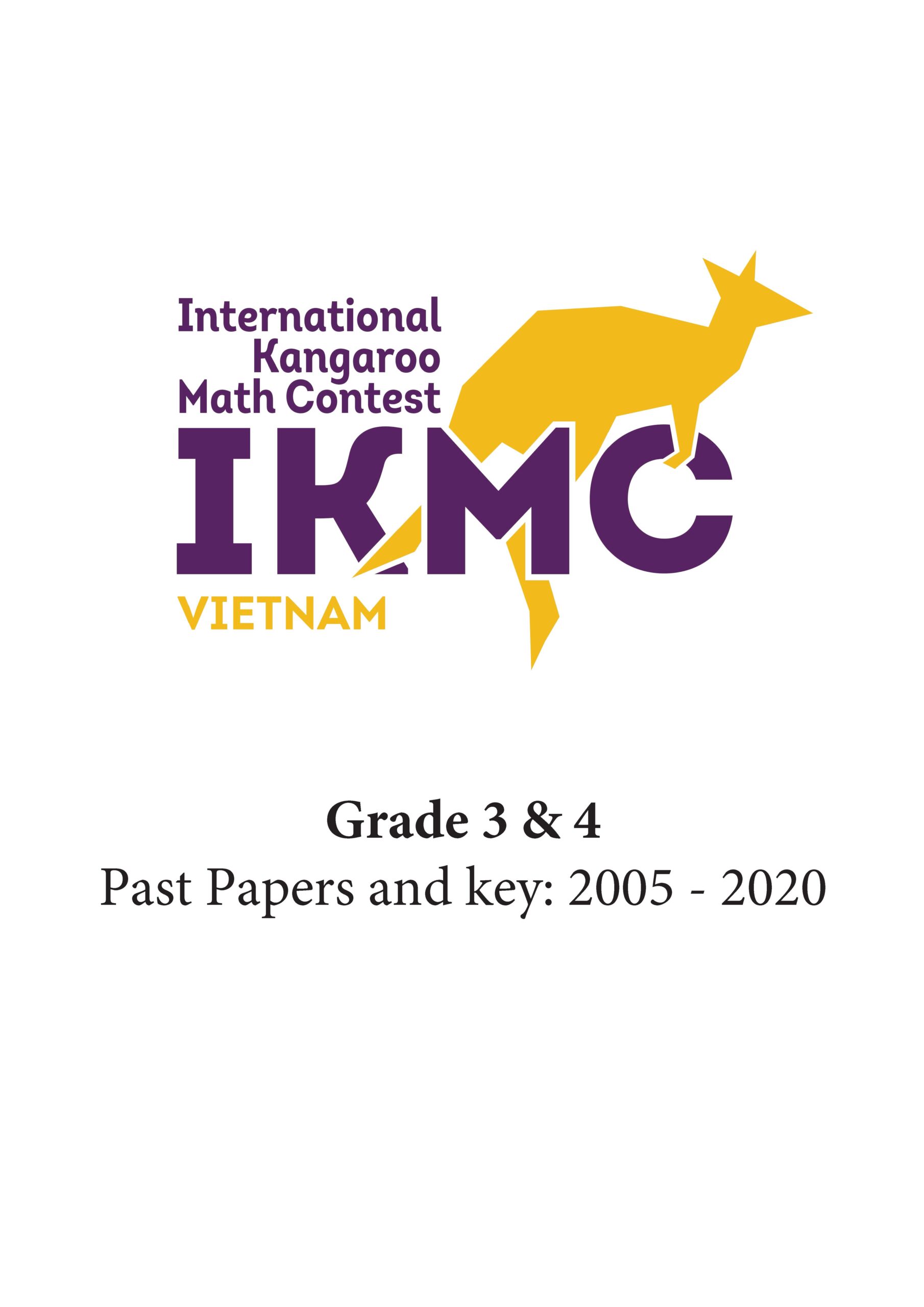 Đề thi IKMC Lớp 3 & 4 từ 2005 đến 2025, có đáp án (tiếng Anh)