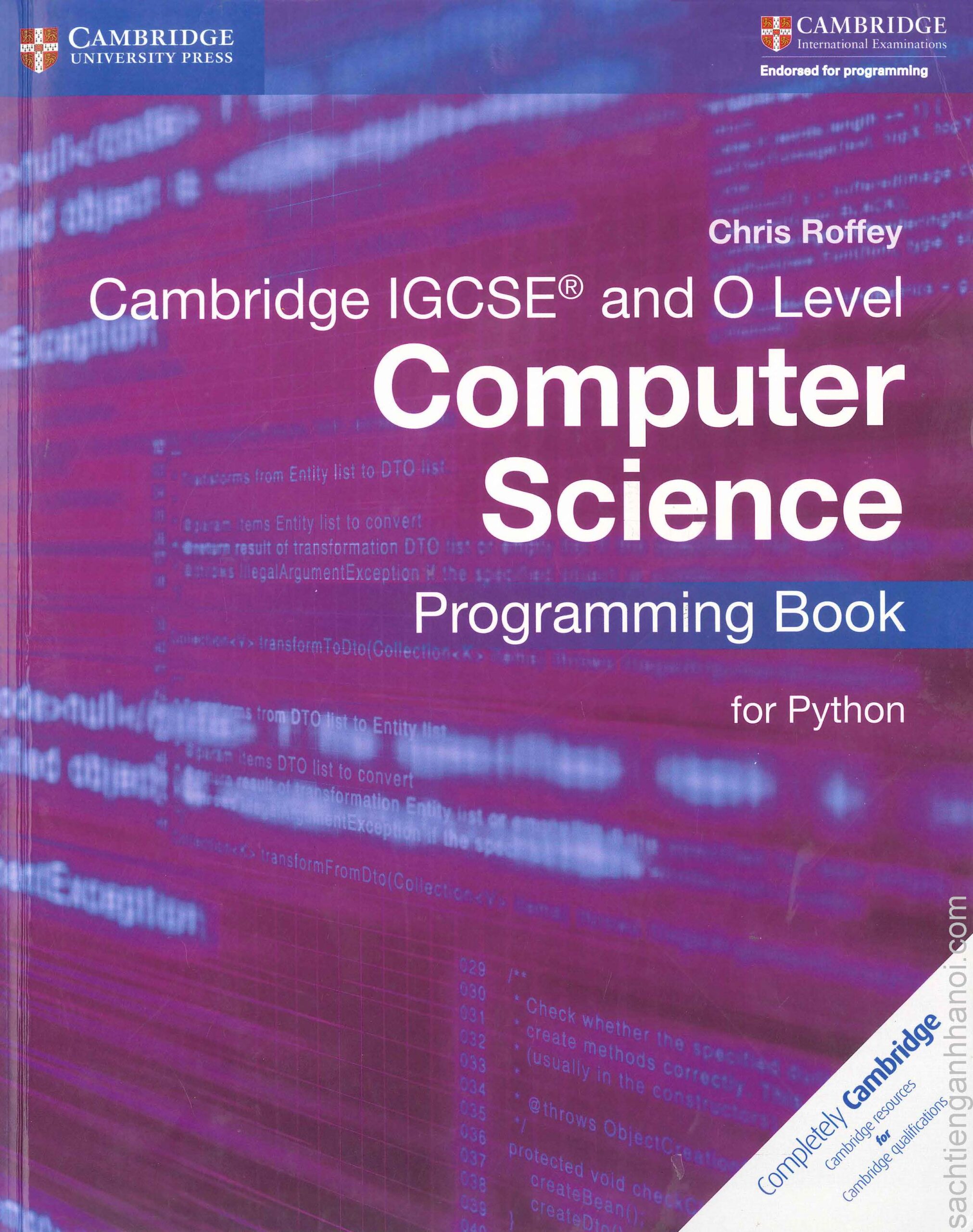 Cambridge IGCSE and O Level Computer Science Programming Book for Python (2017)
