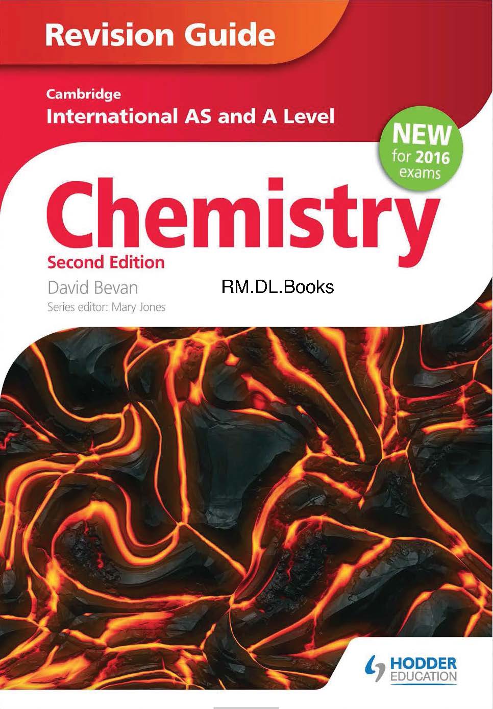 Hodder Cambridge International AS and A Level Chemistry (2015) Revision Guide 2nd edition