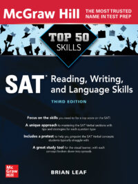 Top 50 SAT Reading Writing and Language Skills 3rd Edition (Brian Leaf)