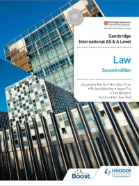 Hodder Cambridge International AS and A Level Law Second Edition (2021)