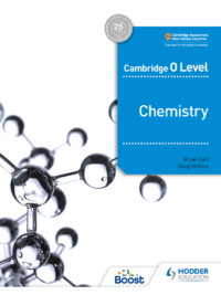Hodder Cambridge O Level Chemistry (2021) by Bryan Earl and Doug Wilford