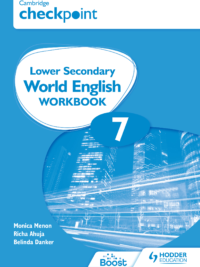 Hodder Cambridge Checkpoint Lower Secondary World English Stage 7 Workbook