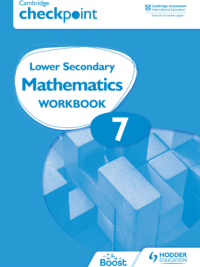 Hodder Cambridge Checkpoint Lower Secondary Mathematics Stage 7 Workbook (2021)