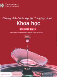 [Sách hệ CHUẨN] [Lớp 8] Chương trình Cambridge bậc Trung học - KHOA HỌC - Sách học sinh 9 - Quyển 1 (Học kì 1)