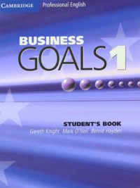 Cambridge Professional English Business Goals 1 Student Book