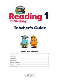 Oxford Skills World Level 1 Reading With Writing TEACHER’S GUIDE