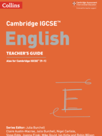 Collins Cambridge IGCSE English TEACHER' GUIDE (Third Edition 2018)