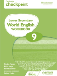 Hodder Cambridge Checkpoint Lower Secondary World English Stage 9 Workbook