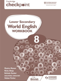 Hodder Cambridge Checkpoint Lower Secondary World English Stage 8 Workbook
