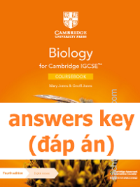 [TẢI VỀ] Answers key of the book Cambridge IGCSE Biology Coursebook (fourth edition 2021) [1]