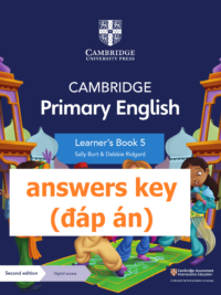 [TẢI VỀ] Cambridge Primary English 5 Learner’s Book (Second Edition 2021) ANSWERS KEY – ĐÁP ÁN [1]