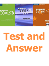 Cambridge Professional English Business Goals TESTS with ANSWERS