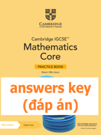 [TẢI VỀ] Answers key of the book Cambridge IGCSE Mathematics Core Practice Book (3rd Edition 2023) [1]