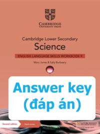 [TẢI VỀ] Cambridge Stage 9 Science - (Answer key) Đáp án sách English Language Skills (Second Edition )[1]