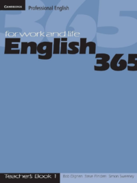 Cambridge English365 For Work and Life level 1 Teacher's Book