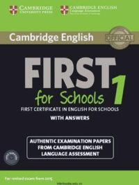 Cambridge English First for Schools 1 with answers (2014)