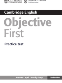 Cambridge English Objective First Practice Test (Third Edition)