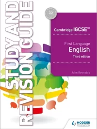 Hodder Cambridge IGCSE First Language English (2019) Study and Revision Guide 3rd edition