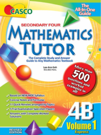 Casco Mathematics Tutor Secondary 4B Volume 1 (có đáp án)- Sách toán Singapore cấp 2
