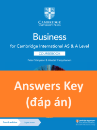 [TẢI VỀ] ANSWERS KEY (đáp án) của sách Cambridge International AS and A Level Business Coursebook 4th Edition (2021) [1]