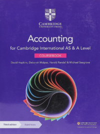 Cambridge International AS and A Level Accounting Coursebook (third edition 2022)