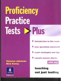 Proficiency Practice Tests Plus with key