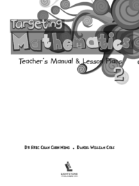 Targeting Mathematics level 2 - Teachers Manual and Lesson Plans