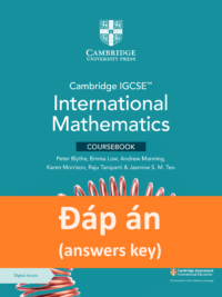 [TẢI VỀ] Answers key of Cambridge IGCSE International Mathematics Coursebook (2024) [1]