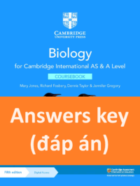 [TẢI VỀ] ANSWERS KEY (đáp án) của sách Cambridge International AS & A Level Biology Coursebook (Fifth Edition 2020) [1]