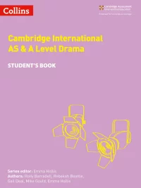 Collins Cambridge International AS and A Level Drama Student's Book (2020) - BẢN IN SIÊU NÉT