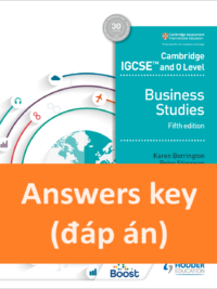 [TẢI VỀ] Answers key of Hodder Cambridge IGCSE and O Level Business Studies (2018) Fifth edition by Karen Borrington and Peter Stimpson [1]