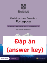 [TẢI VỀ] Cambridge Stage 8 Science Đáp án sách English Language Skills Workbook (2nd Edition) [1]