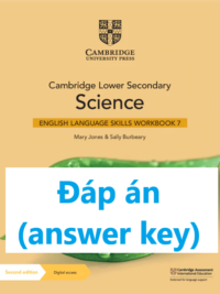 [TẢI VỀ] Cambridge Stage 7 Science Đáp án sách English Language Skills Workbook (2nd Edition) [1]